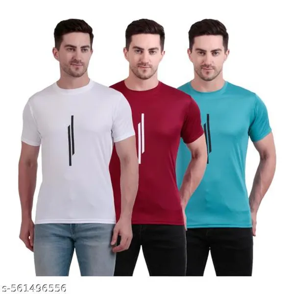 Multicolour_Polyester_Casual_Wear_T-Shirt_For_Men_Pack_Of_3