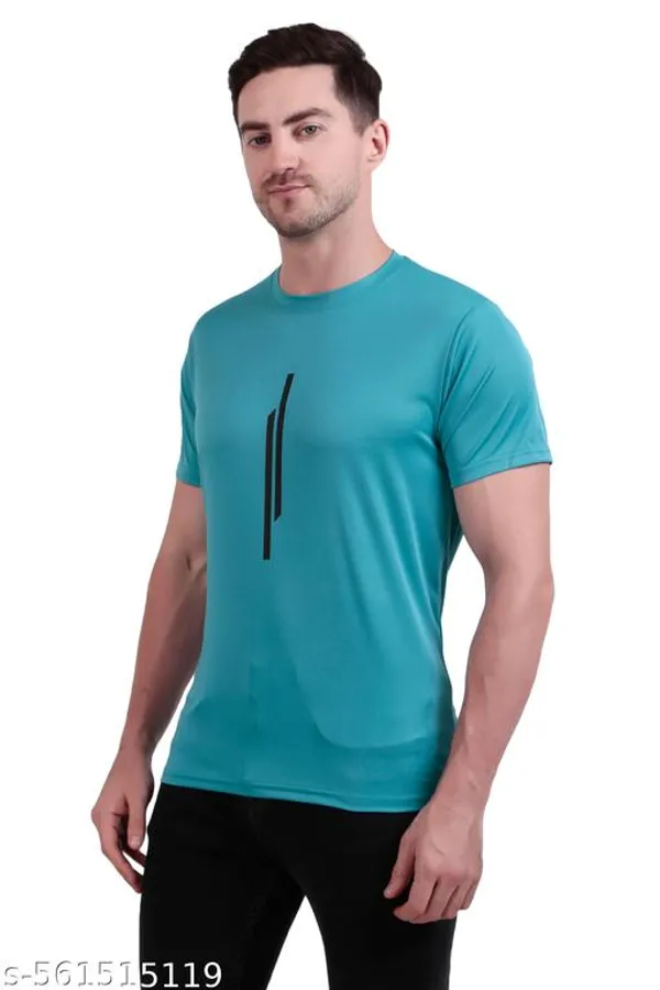 Blue_Polyester_Casual_Wear_T-Shirt_For_Men_Pack_Of_2