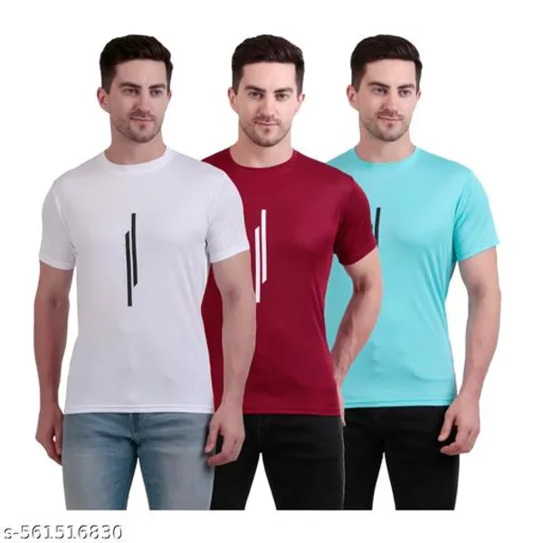 Multicolour_Polyester_Casual_Wear_T-Shirt_For_Men_Pack_Of_3