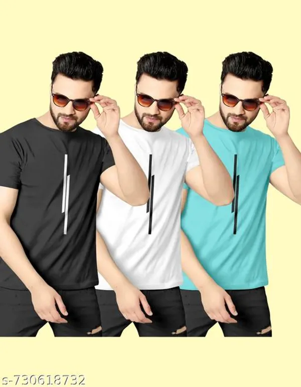 Multicolour_Polyester_Casual_Wear_T-Shirt_For_Men_Pack_Of_3