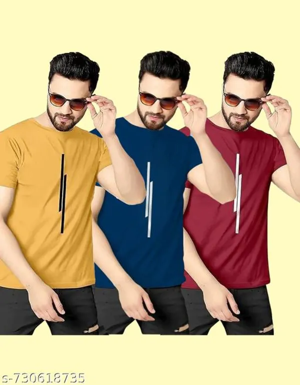 Multicolour_Polyester_Casual_Wear_T-Shirt_For_Men_Pack_Of_3