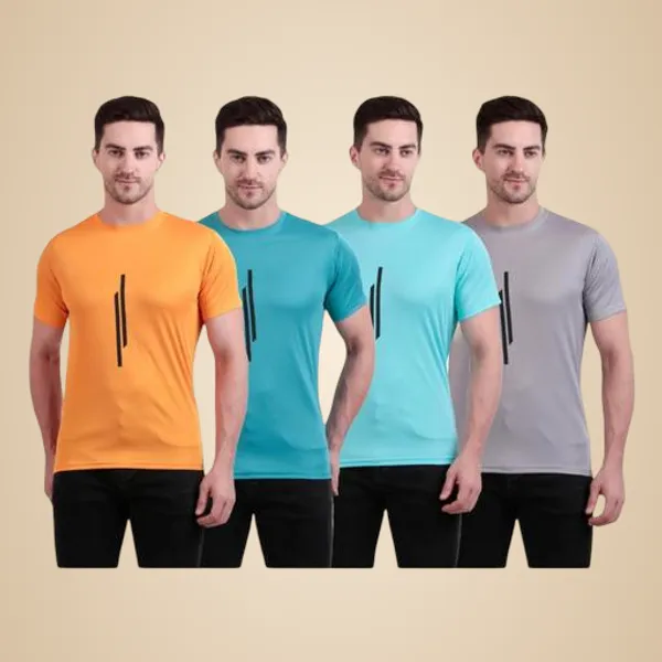 Multicolour_Polyester_Casual_Wear_T-Shirt_For_Men_Pack_Of_4