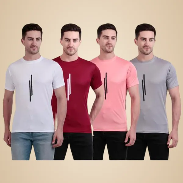 Multicolor_Polyester_Casual_Wear_T-Shirt_For_Men_Pack_Of_4