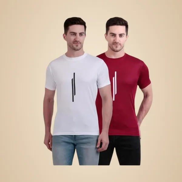 Multicolour_Polyester_Casual_Wear_T-Shirt_For_Men_Pack_Of_2