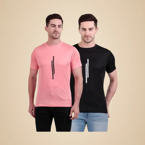 Multicolour_Polyester_Casual_Wear_T-Shirt_For_Men_Pack_Of_2