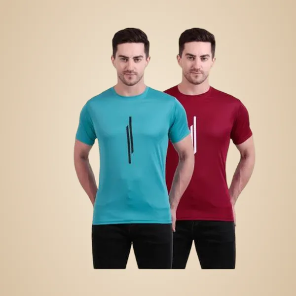 Multicolour_Polyester_Casual_Wear_T-Shirt_For_Men_Pack_Of_2