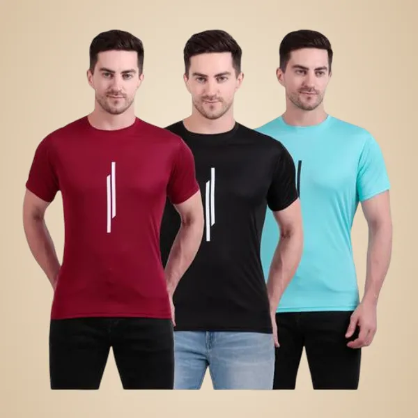 Multicolour_Polyester_Casual_Wear_T-Shirt_For_Men_Pack_Of_3