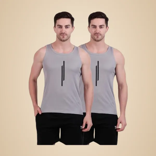 Grey_Polyester_Casual_Wear_T-Shirt_For_Men_Pack_Of_2