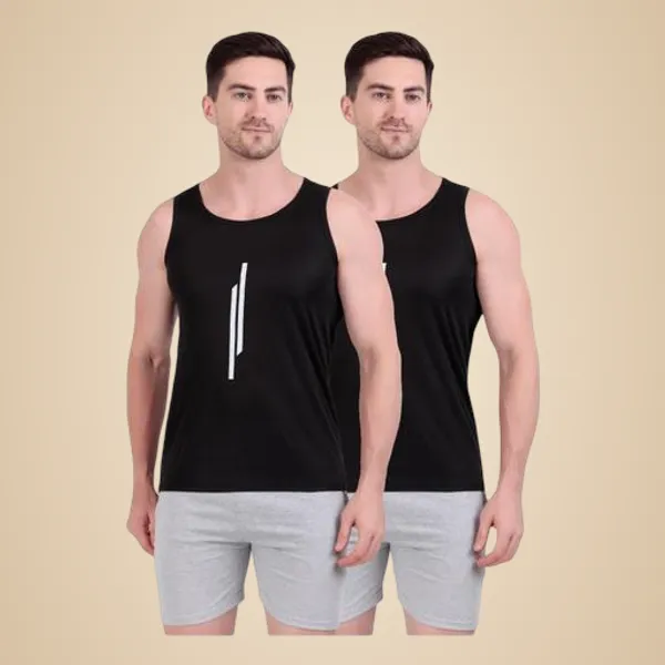 Black_Polyester_Casual_Wear_T-Shirt_For_Men_Pack_Of_2