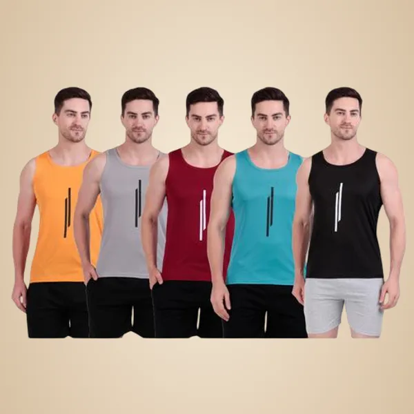 Multicolour_Polyester_Casual_Wear_T-Shirt_For_Men_Pack_Of_5