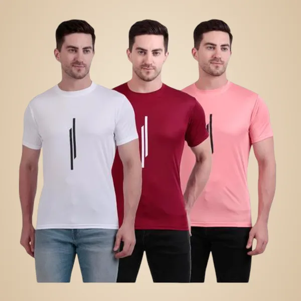 Multicolour_Polyester_Casual_Wear_T-Shirt_For_Men_Pack_Of_3