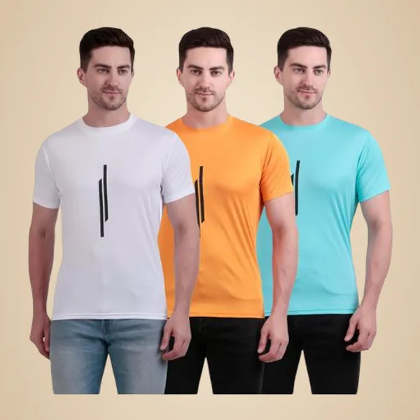 Multicolour_Polyester_Casual_Wear_T-Shirt_For_Men_Pack_Of_3
