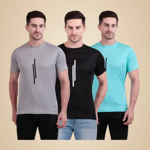Multicolour_Polyester_Casual_Wear_T-Shirt_For_Men_Pack_Of_3
