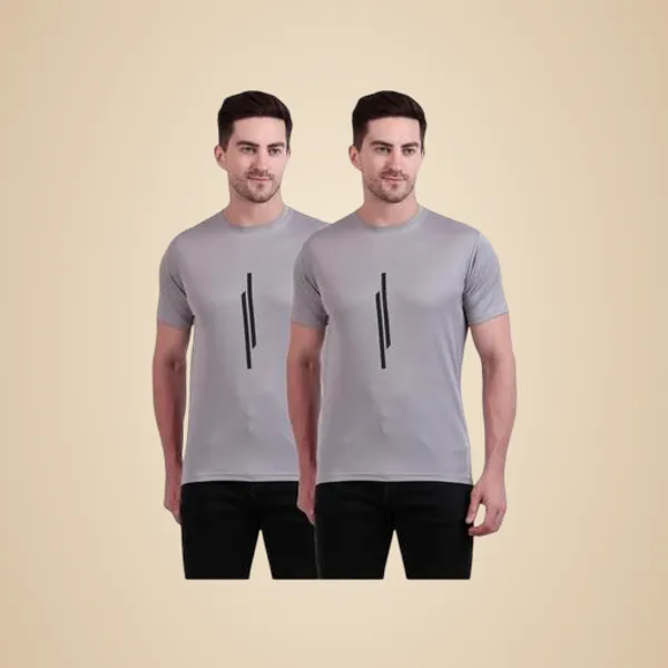Grey_Polyester_Casual_Wear_T-Shirt_For_Men_Pack_Of_2