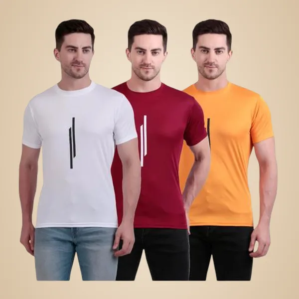 Multicolour_Polyester_Casual_Wear_T-Shirt_For_Men_Pack_Of_3