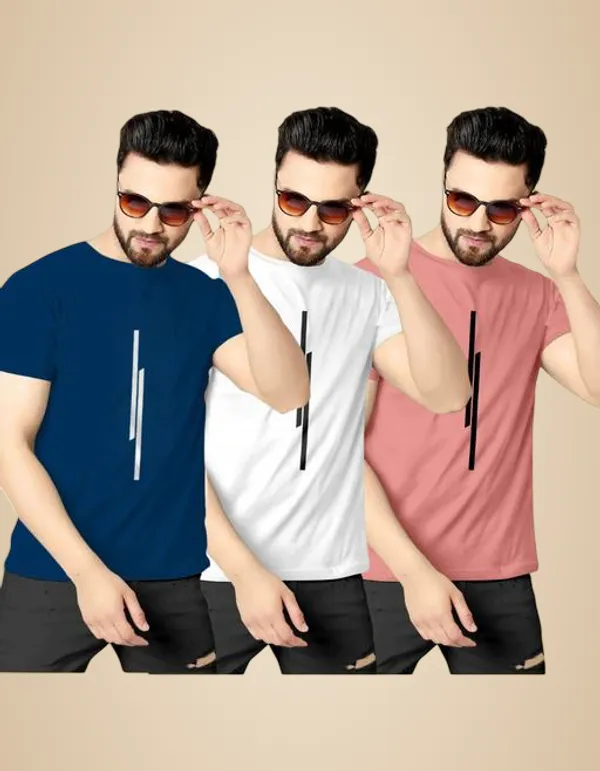 Multicolour_Polyester_Casual_Wear_T-Shirt_For_Men_Pack_Of_3