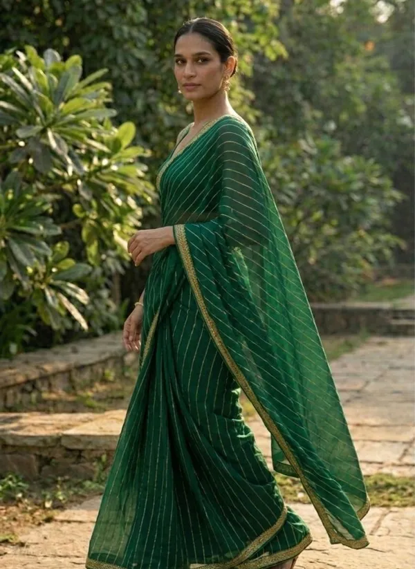 Panna_Green_Art_Silk_Zariya_Green_Lehariya_Saree_For_Women
