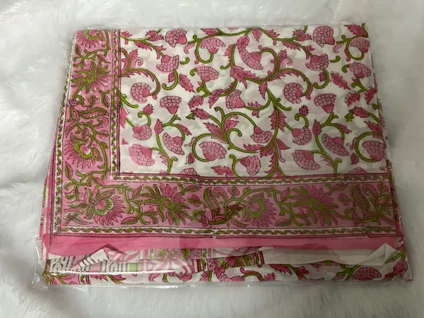 White_And_Rose_Pink_With_Bit_Of_Sage_Green_Georgette_Gul-E-Mulmul_Saree_For_Women