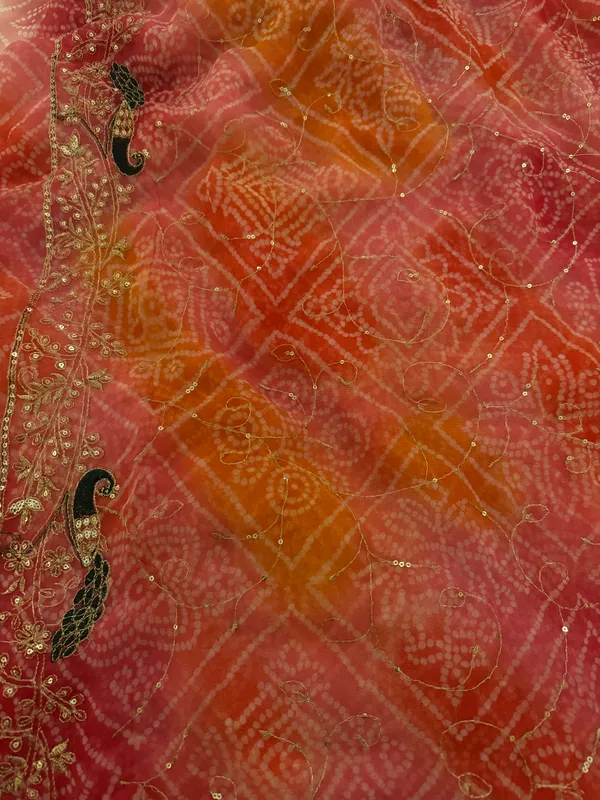 Rani_Pink__And_Saffron_Ombre_Georgette_Gulabi_Morini_Saree_For_Women