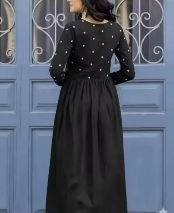 Black_Rayon_Printed_Anarkali_Kurta__For_Women