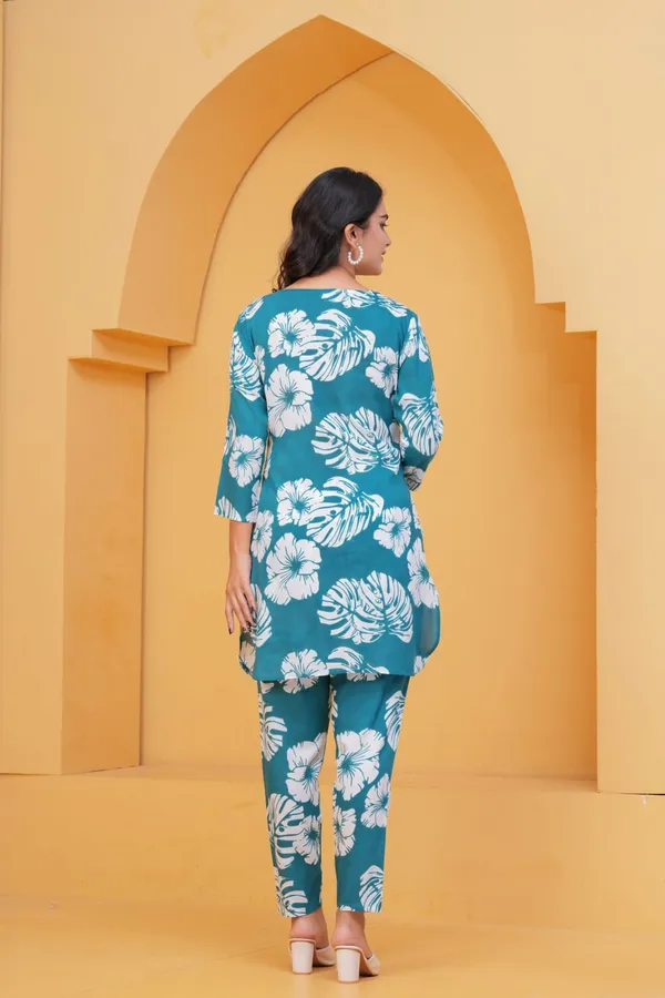 Blue_Rayon_Printed_Co-Ord_Set_For_Women