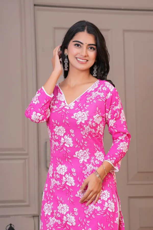 Pink_Rayon_Printed_Kurti__For_Women