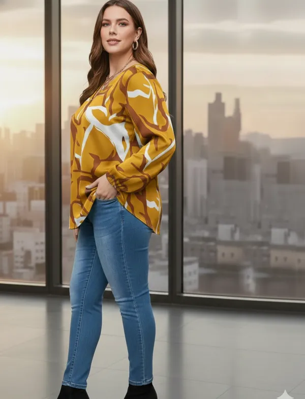 Pack_Of_2_Black_&_Yellow_Rayon_Abstract_Print_Tunic_Top_For_Women