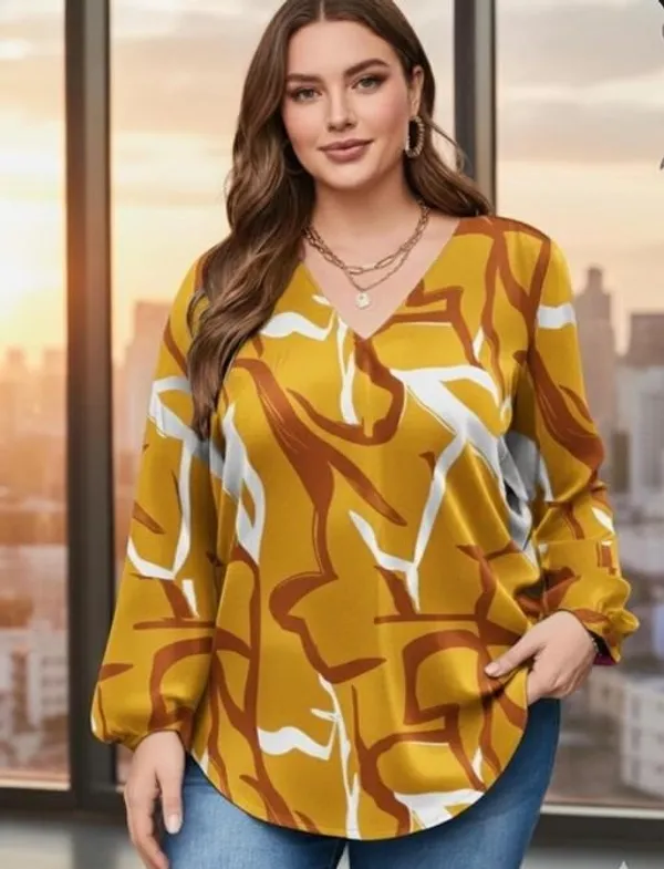 Pack_Of_2_Black_&_Yellow_Rayon_Abstract_Print_Tunic_Top_For_Women