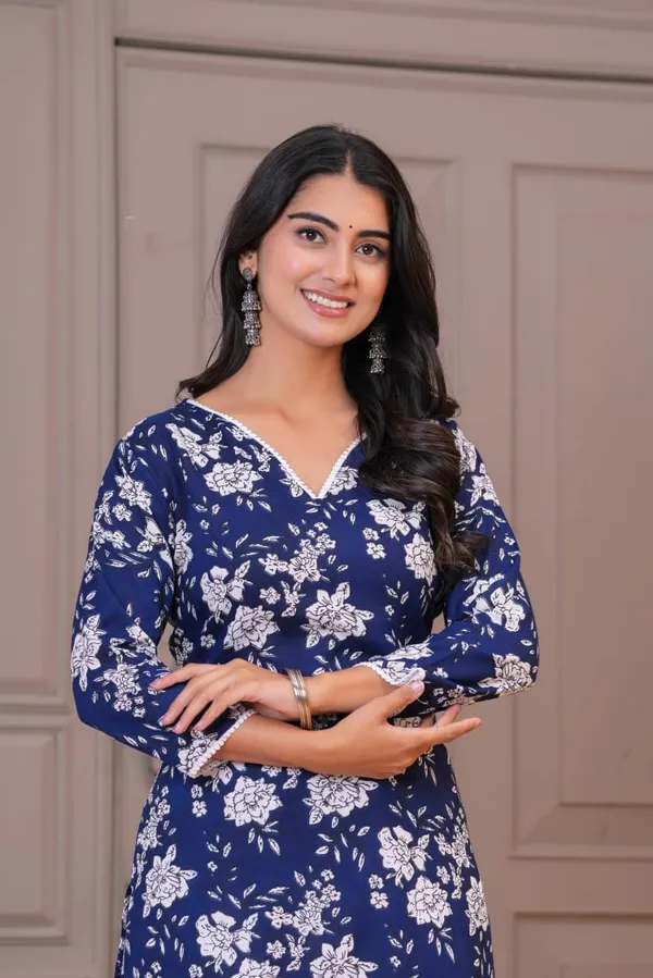 Blue_Rayon_Printed_Kurti_For_Women