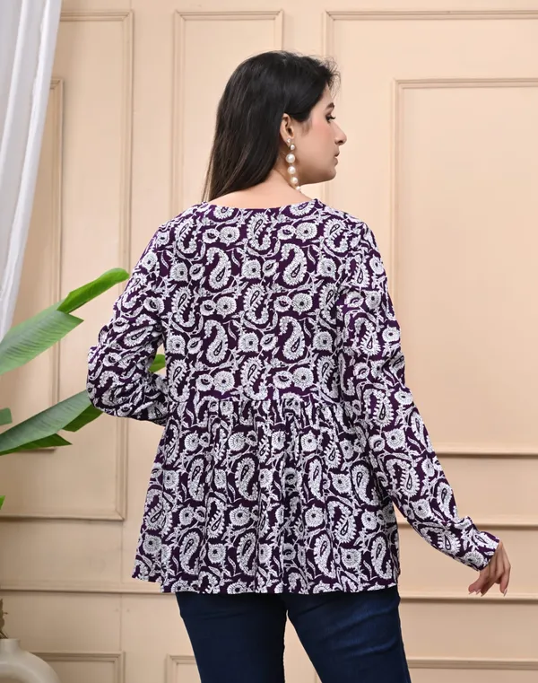 Multicolor_Rayon_Paisley_Print_Tunic_Top_For_Women