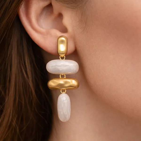 Off_White_Gold_And_Resin_Statement_Drop_Earrings_For_Women