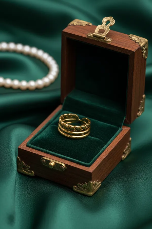 Golden_Braided_Triple_Band_Stackable_Ring_Set_For_Women