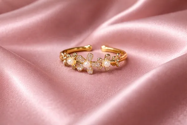 Gold-Plated_Floral_Pearl_Ring_with_Adjustable_Band