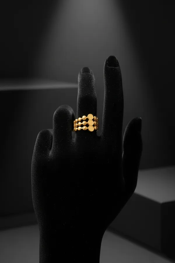Golden_Triple_Row_Circular_Gold_Ring_For_Women
