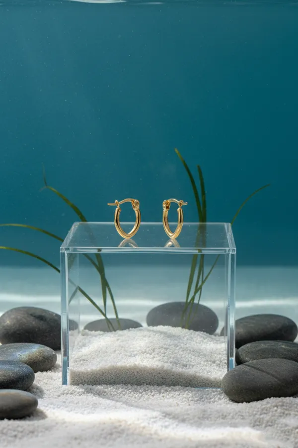 Golden_Classic_Gold_Plated_Oval_Hoop_Earrings_For_Women