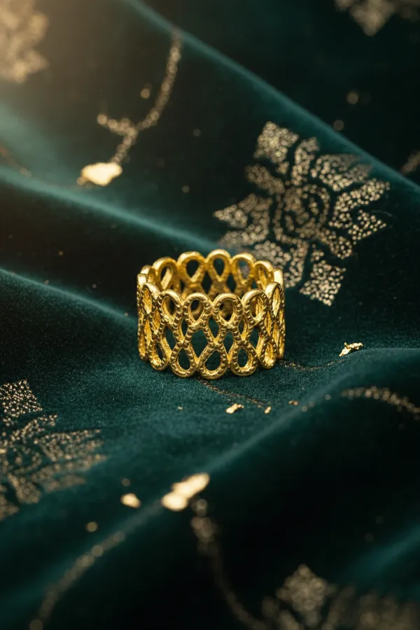 Gold_Plated_Openwork_Band_Ring_For_Women