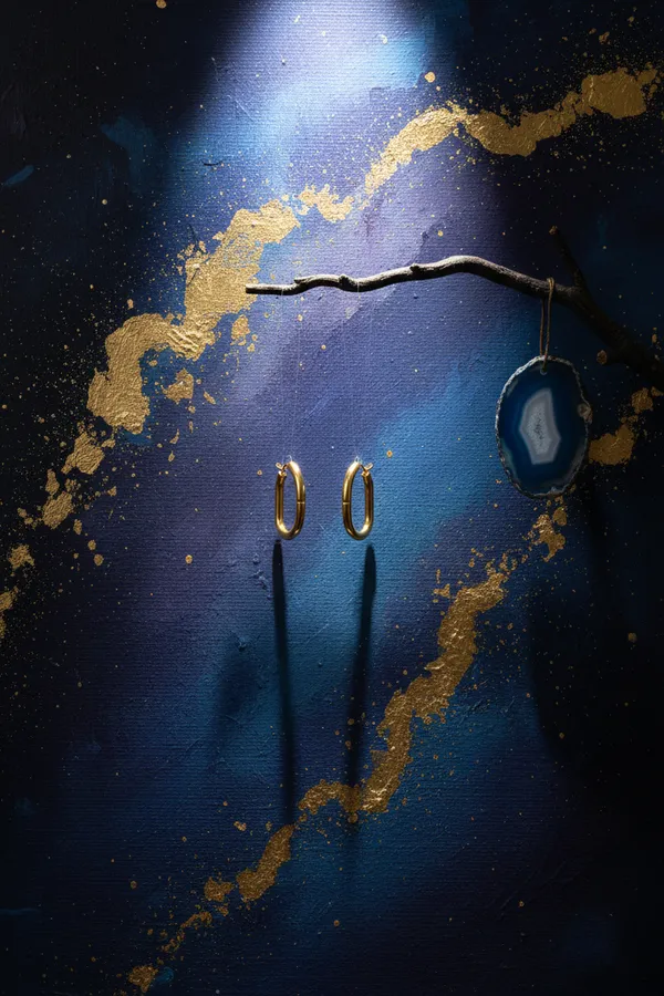 Golden_Rectangular_Hoop_Earrings_For_Women