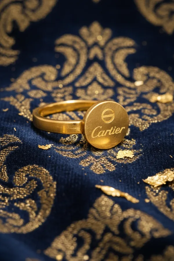 Golden_Cartier_Inspired_Stainless_Steel_Screw_Motif_Ring_For_Women