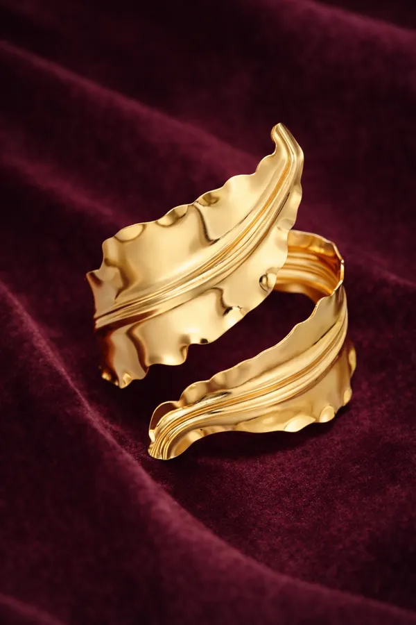 Gold_Plated_Adjustable_Wrap_Bracelet_For_Women