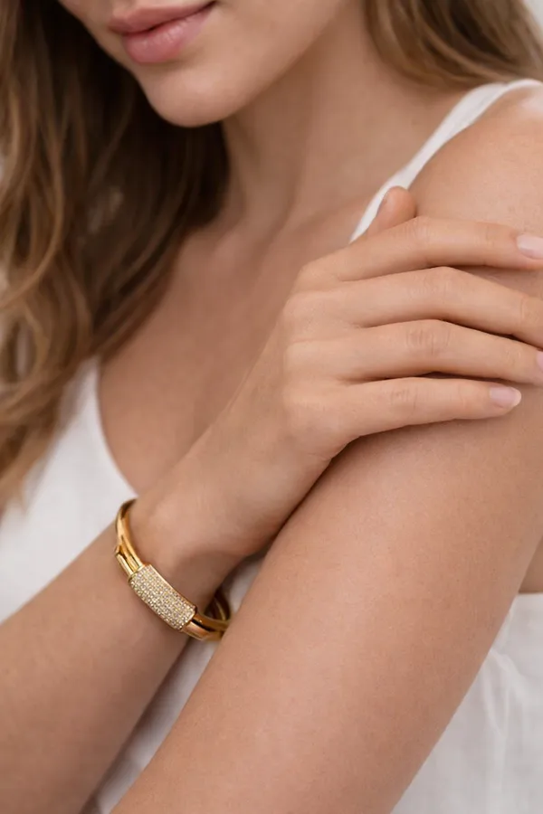 Gold_Plated_Pave_Diamond_Cylinder_Bangle_Bracelet_For_Women