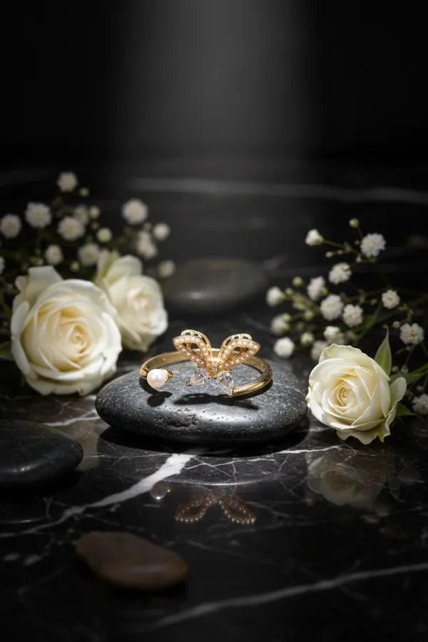 Gold_Plated_Butterfly_Ring_With_Pearl_And_Crystal_Stones_Adjustable_Open_Design_For_Women