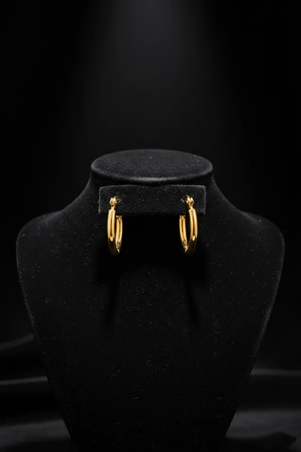 Golden_Classic_Gold_Plated_Oval_Hoop_Earrings_For_Women