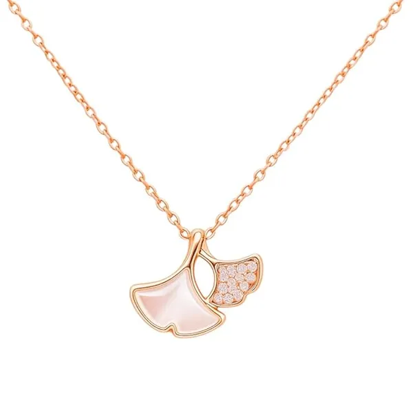 White_Elegant_Ginkgo_Leaf_Pendant_Necklace_With_Mother_Of_Pearl_And_Crystals_For_Women