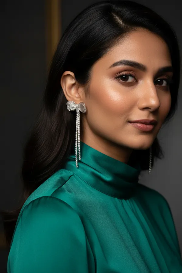 Silver_Elegant_Crystal_Bow_Drop_Earrings_With_Long_Tassels_For_Women
