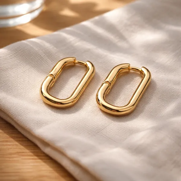 Golden_Rectangular_Hoop_Earrings_For_Women