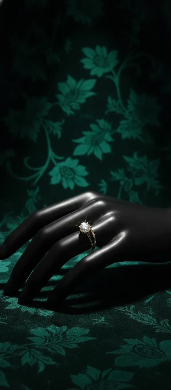 White_Elegant_Gold_Plated_Solitaire_Diamond_Ring_With_Split_Band_Design_For_Women