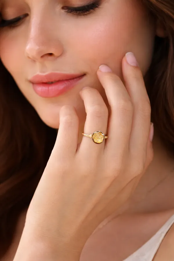 Pink_Rose_Gold_Plated_Flower_Ring_For_Women