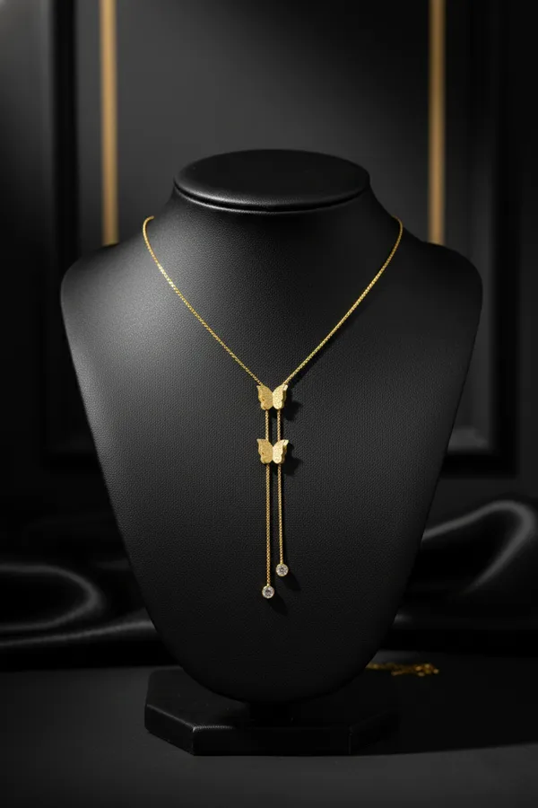 Gold_Plated_Butterfly_Lariat_Necklace_With_Crystal_Drops_For_Women