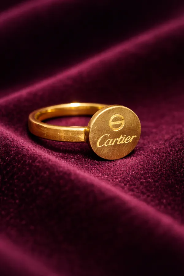 Golden_Cartier_Inspired_Stainless_Steel_Screw_Motif_Ring_For_Women