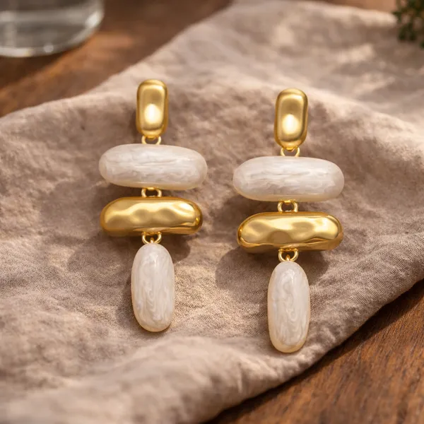 Off_White_Gold_And_Resin_Statement_Drop_Earrings_For_Women
